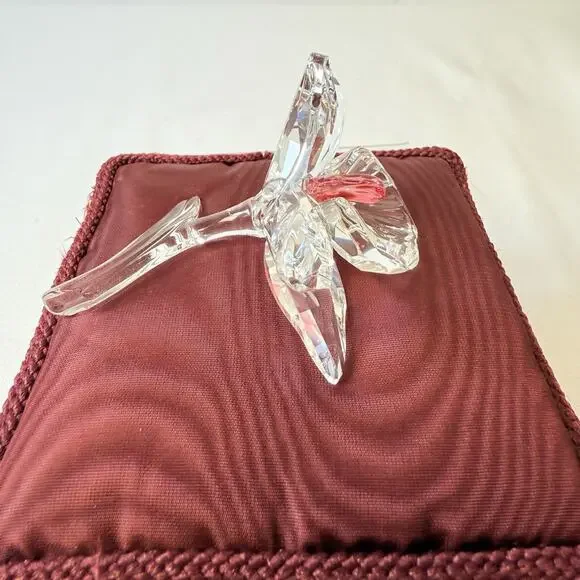 Swatovski Crystal Pink Orchid /W Box 200287 - Picture 3 of 15